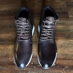 Size 10.5 handmadee sneakers price to sell .